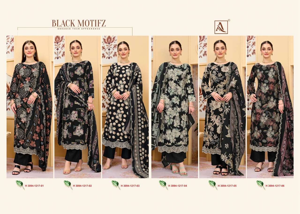ALOK SUIT BLACK MOTIFZ REYON DISCHARGE FOIL PRINT BLACK COLOR SALWAR KAMEEZ LOW RATE SUPPLIER